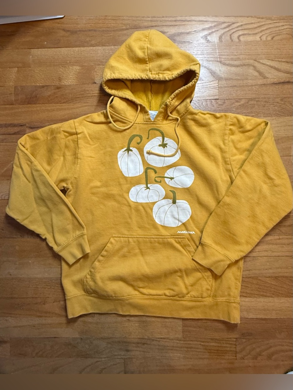 Vintage Marushka Pumpkin Hoodie